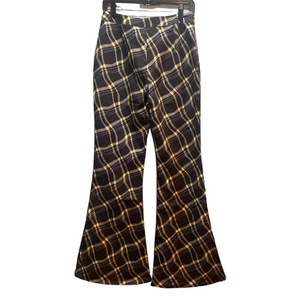Princess Polly size 6 plaid flare pants - Picture 2 of 7